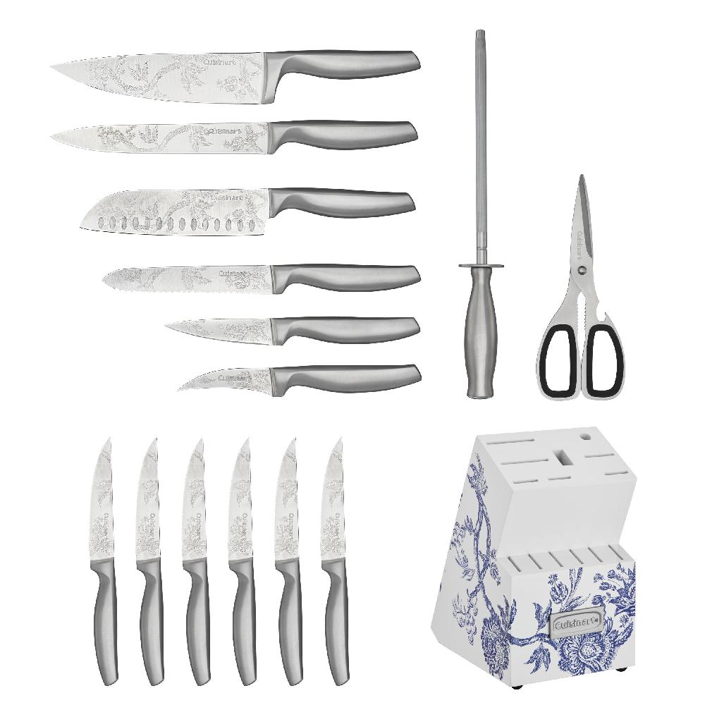 Cuisinart Caskata ™ 15 Piece German Stainless Steel Knife Block Set C77SS-15PKCA
