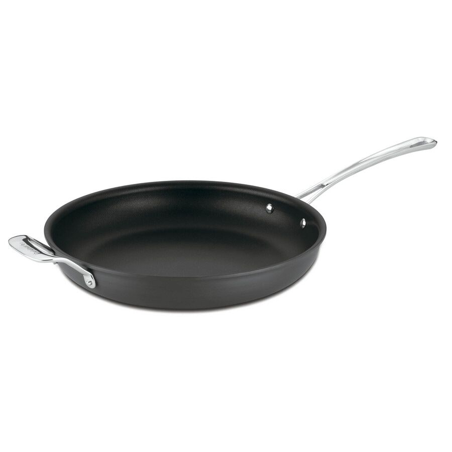cuisinart Chef's Classic ™ Nonstick Hard Anodized 12" Skillet with Helper Handle 6422-30HP1 Black