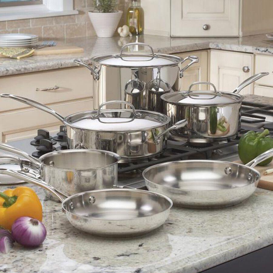 Cuisinart Chef's Classic ™ Stainless 10 Piece Set 77-10P1 Stainless Steel