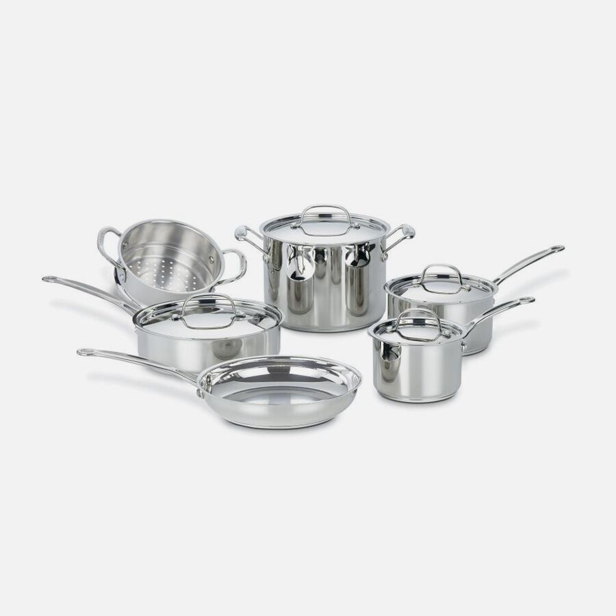 Cuisinart Chef's Classic ™ Stainless 10 Piece Set 77-10P1 Stainless Steel