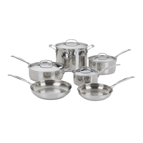 cuisinart Chef's Classic ™ Stainless 10 Piece Set 77-10P1 Stainless Steel