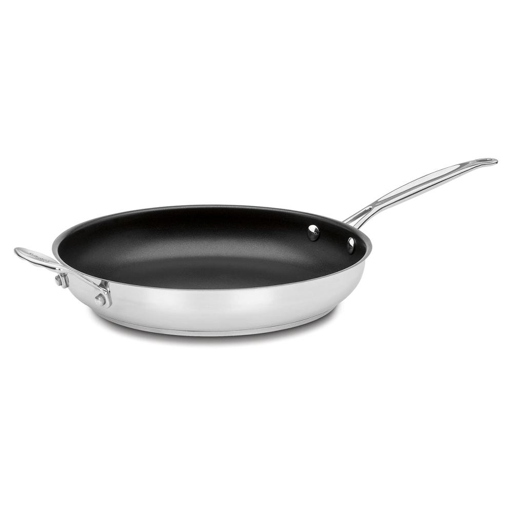 cuisinart Chef's Classic ™ Stainless 12" Skillet with Helper Handle 722C-30HNS