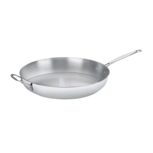 cuisinart Chef's Classic ™ Stainless 14" Skillet with Helper Handle 722-36HP1 Stainless Steel