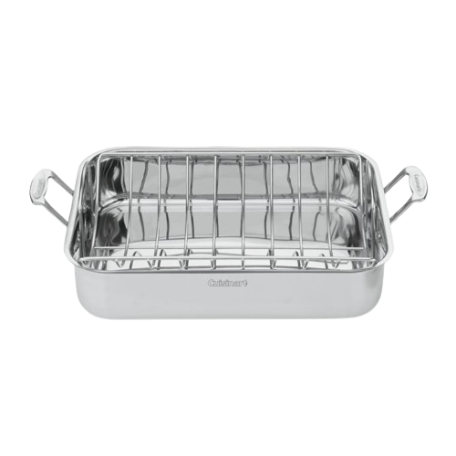 cuisinart Chef's Classic ™ Stainless 16" Roasting Pan with Rack 7117-16URP1 Stainless Steel P1