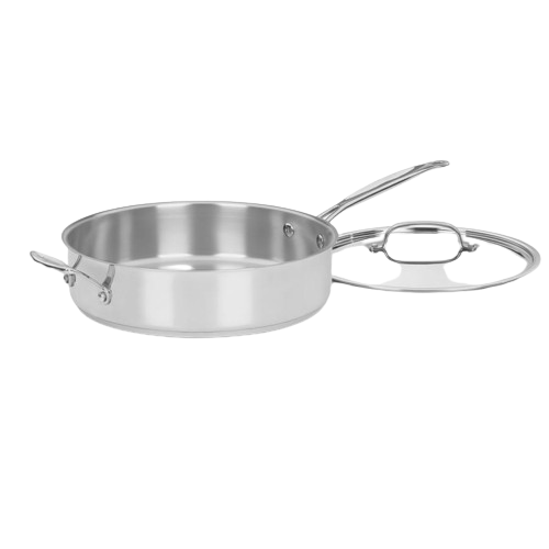 cuisinart Chef's Classic ™ Stainless 5.5 Quart Sauté Pan with Helper Handle & Cover 733-30HP1