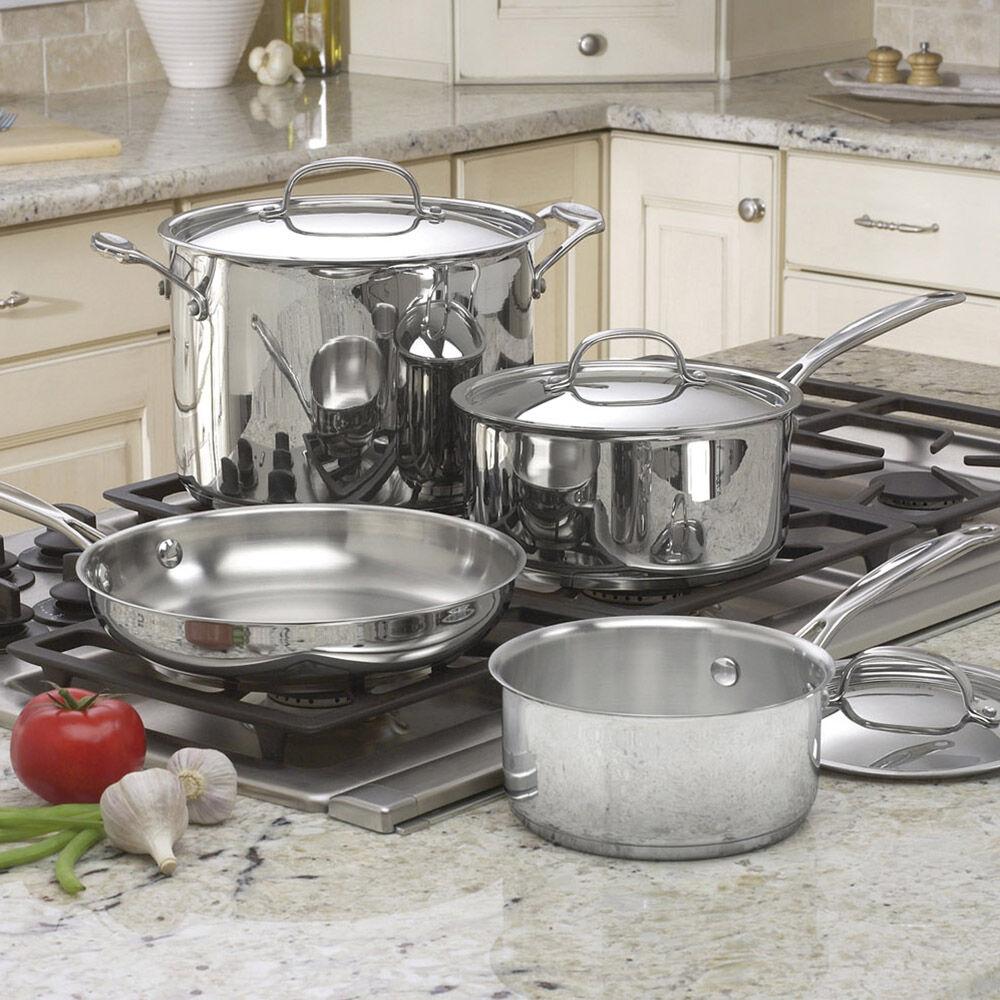 Cuisinart Chef's Classic ™ Stainless 7 Piece Set 77-7P1 Stainless Steel P1