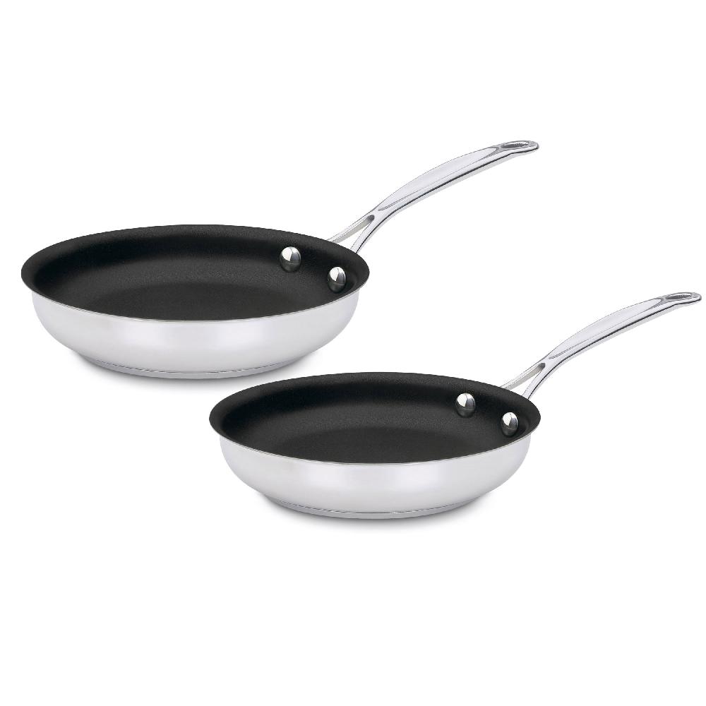 cuisinart Chef's Classic ™ Stainless Set of 2 Non-Stick Skillets (9" Skillet & 11" Skillet) 722C-911NS