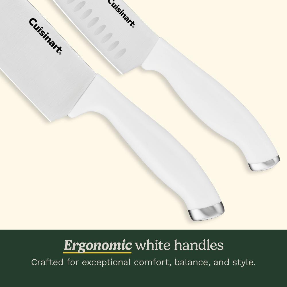 Cuisinart ColorPro 12 Piece Knife Block Set C77SSW-12P White