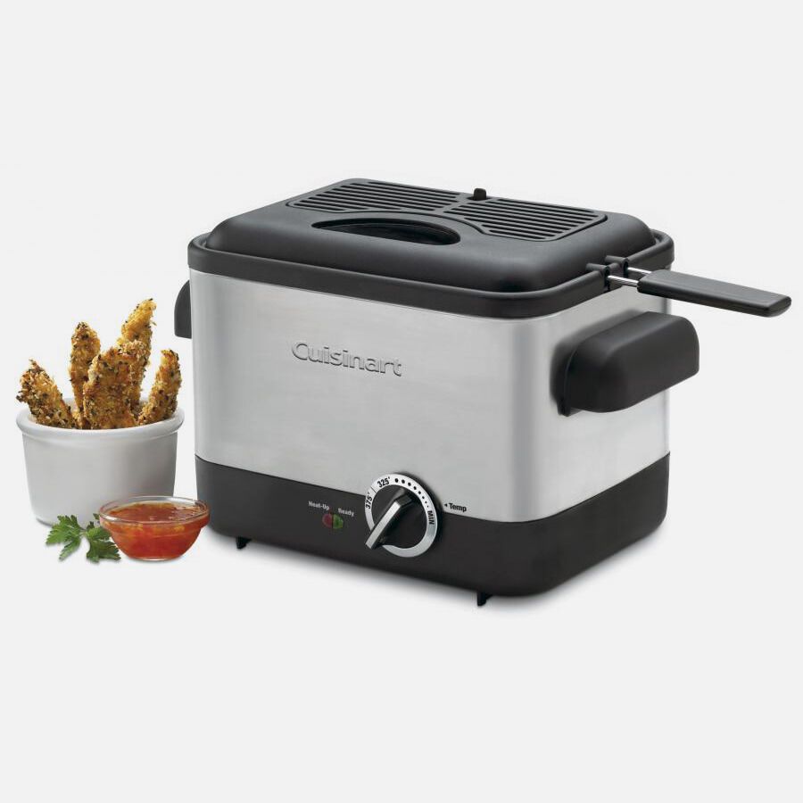 Cuisinart Compact Deep Fryer CDF-100P1 Black/Stainless