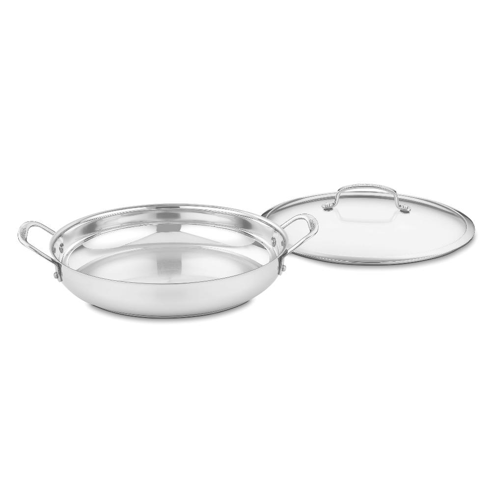 cuisinart Contour ® Stainless 12" Everyday Pan with Cover 425-30D