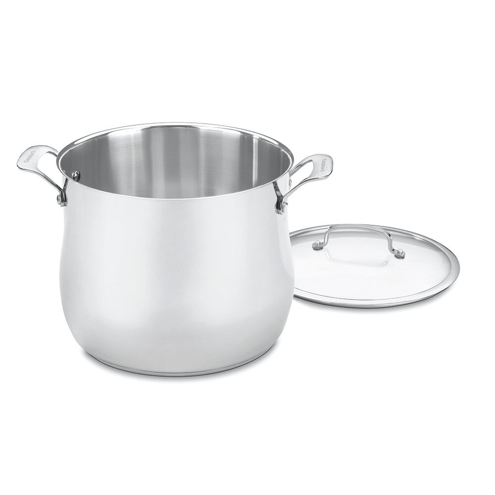 cuisinart Contour ® Stainless 12" Qt. Stockpot with Cover 466-26P1