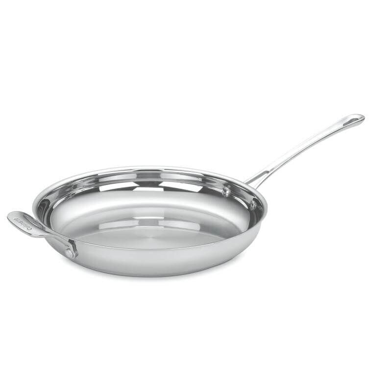 cuisinart Contour ® Stainless 12" Skillet with Helper Handle 422-30H