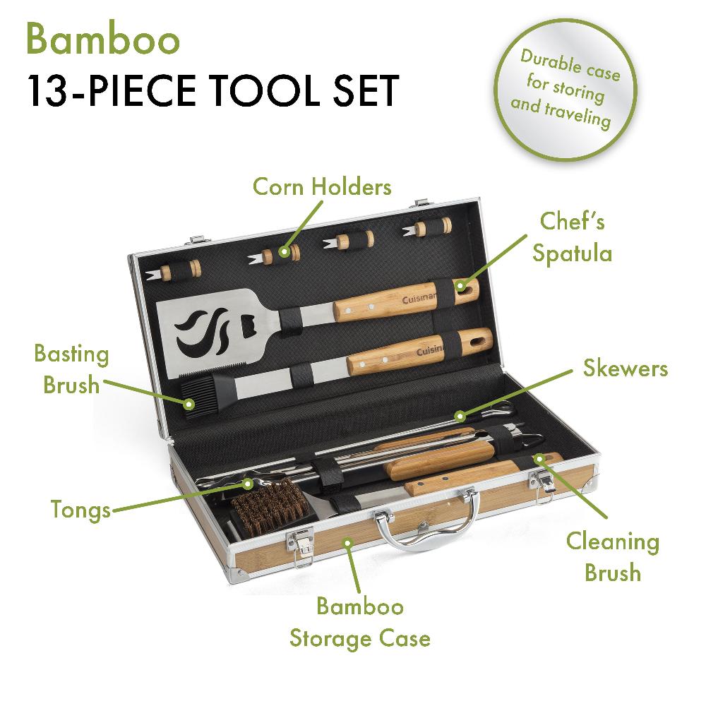 Cuisinart 13 Piece Bamboo Tool Set CGS-7014Z