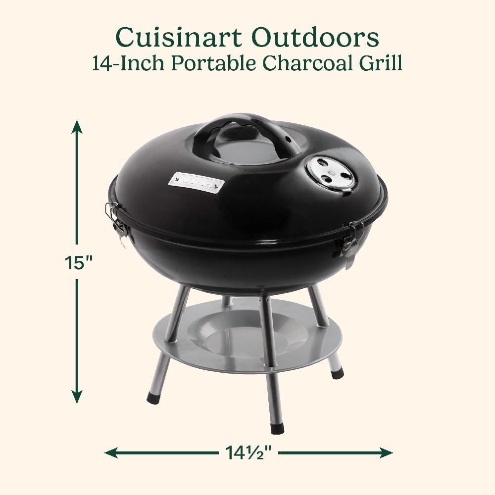 Cuisinart 14" Portable Charcoal Grill CCG-190 Black