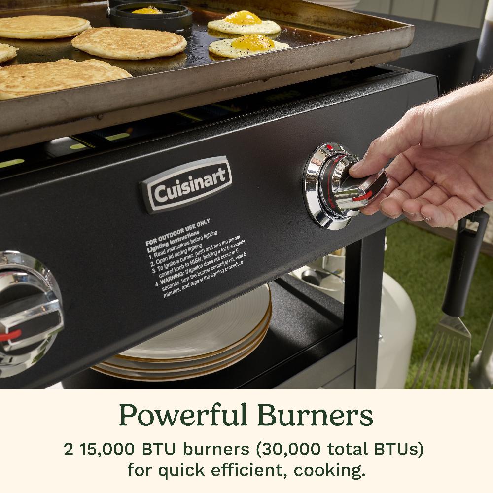 Cuisinart 28" Outdoor Griddle With Hood CGG-9748