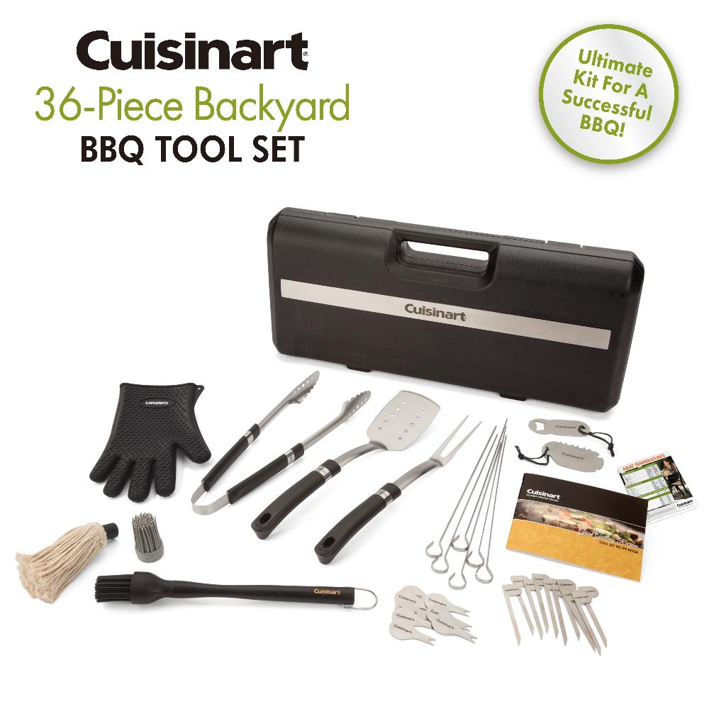 Cuisinart 36 Piece Backyard BBQ Tool Set CGS-8036Z