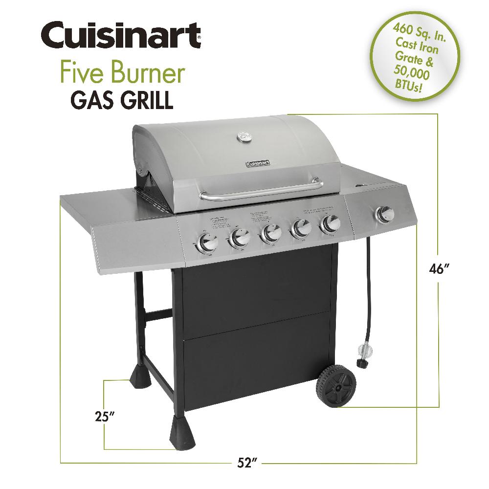 Cuisinart Five Burner Gas Grill CGG-8500
