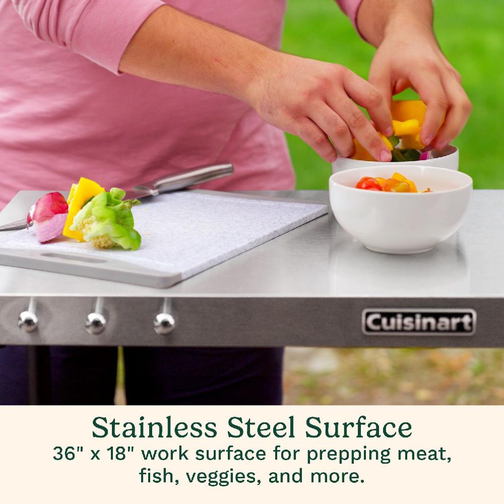 Cuisinart Outdoor BBQ Prep Cart CPT-200