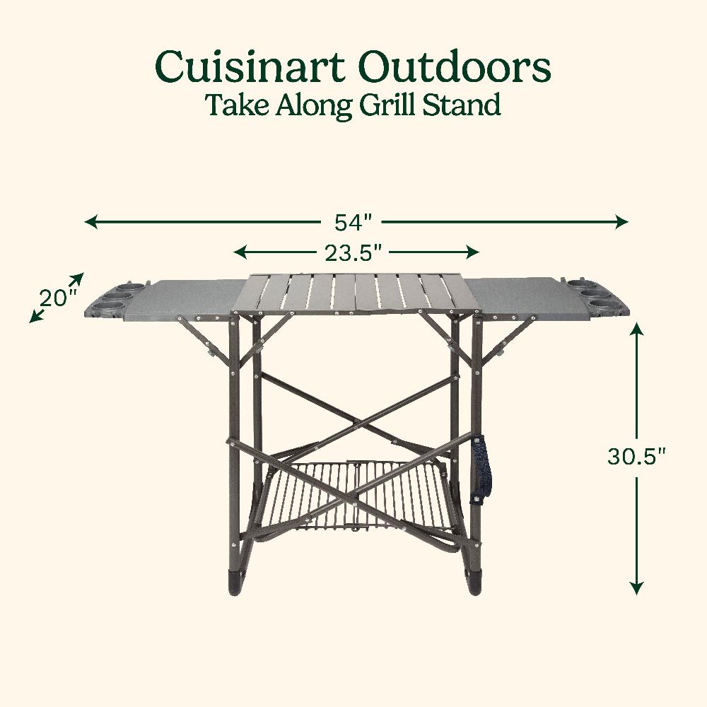 Cuisinart Take Along Grill Stand CFGS-222A Gray
