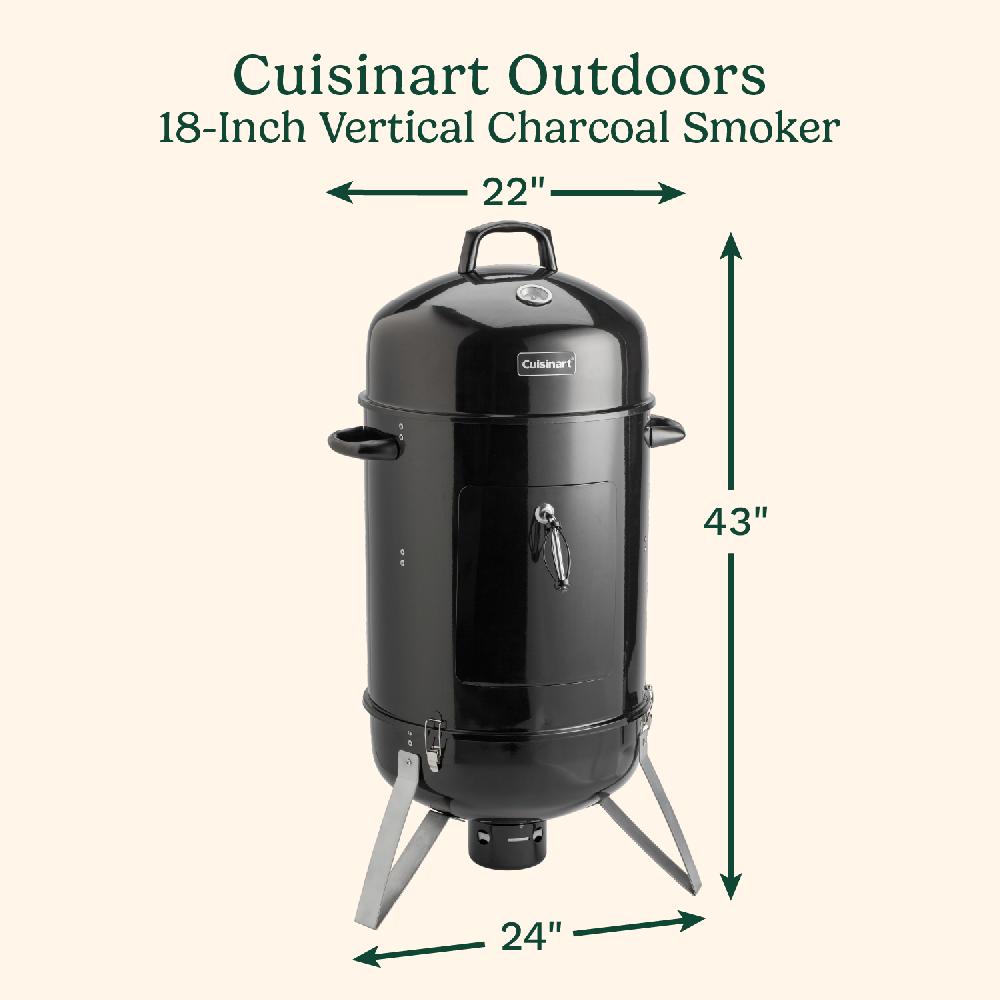 Cuisinart Vertical 18" Charcoal Smoker COS-118