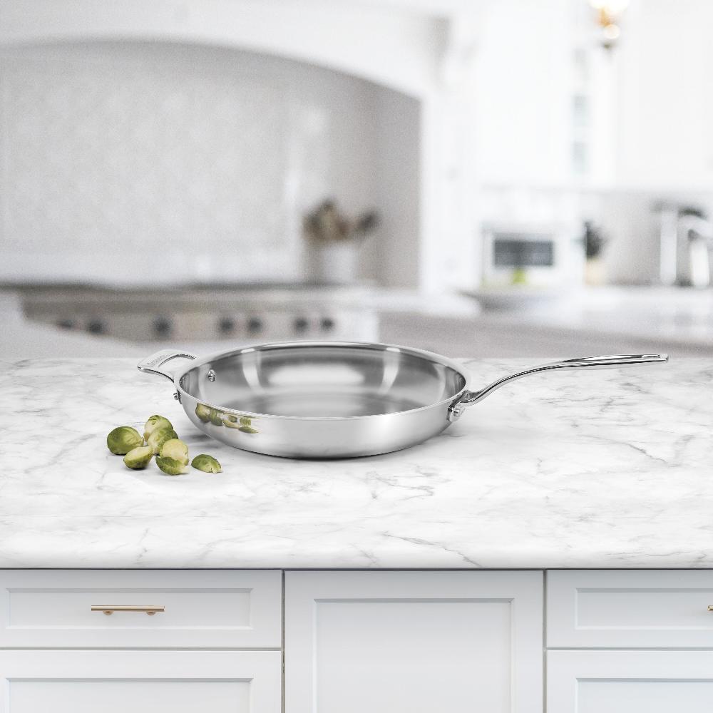 Cuisinart Custom-Clad 5-Ply 12" Fry Pan With Helper Handle CC522-30H