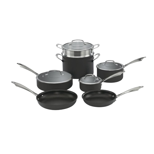 cuisinart Dishwasher Safe Anodized Cookware 11 Piece Set DSA-11