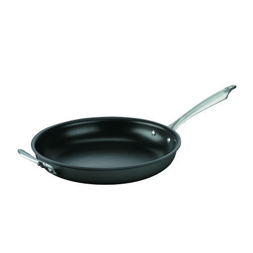 cuisinart Dishwasher Safe Anodized Cookware 12" Open Skillet with Helper Handle DSA22-30HP1 Black