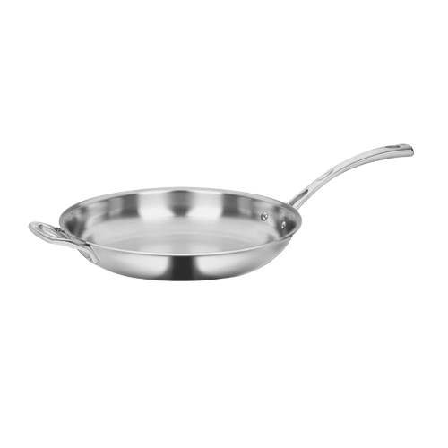 cuisinart French Classic Tri-Ply Stainless Cookware 12" Frying Pan with Helper Handle FCT22-30H