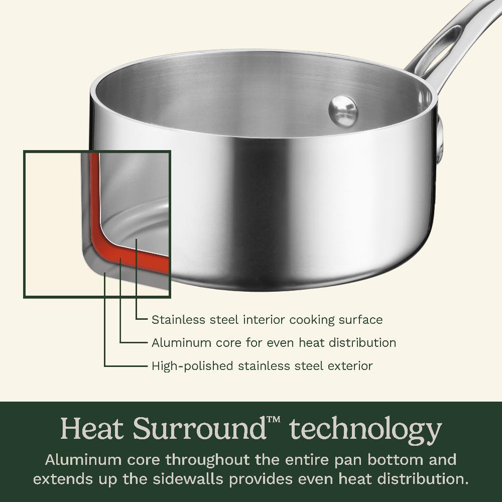 Cuisinart French Classic Tri-Ply Stainless Cookware 13 Piece Set FCT-13