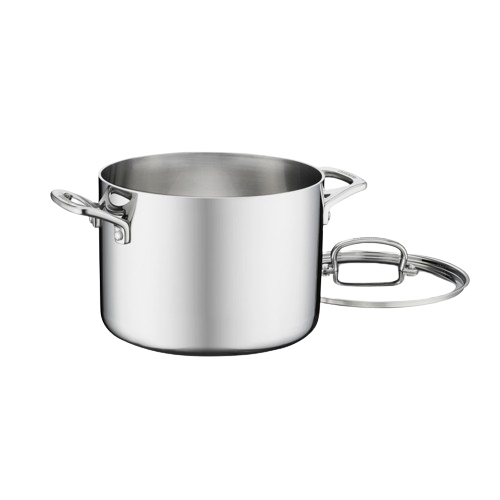 cuisinart French Classic Tri-Ply Stainless Cookware 6 Quart Stockpot with Cover FCT66-22