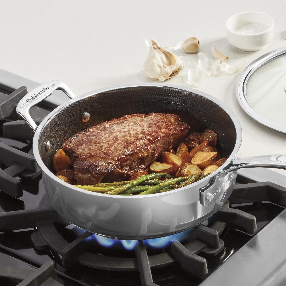 Cuisinart FusionPlus ™ 3.5qt Sauté Pan With Cast HH & Lid FPS33-24H