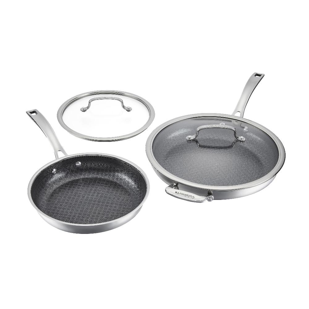 cuisinart FusionPlus ™ 4pc Skillet Set– 10” with Lid & 12” with Lid FPS4-1012