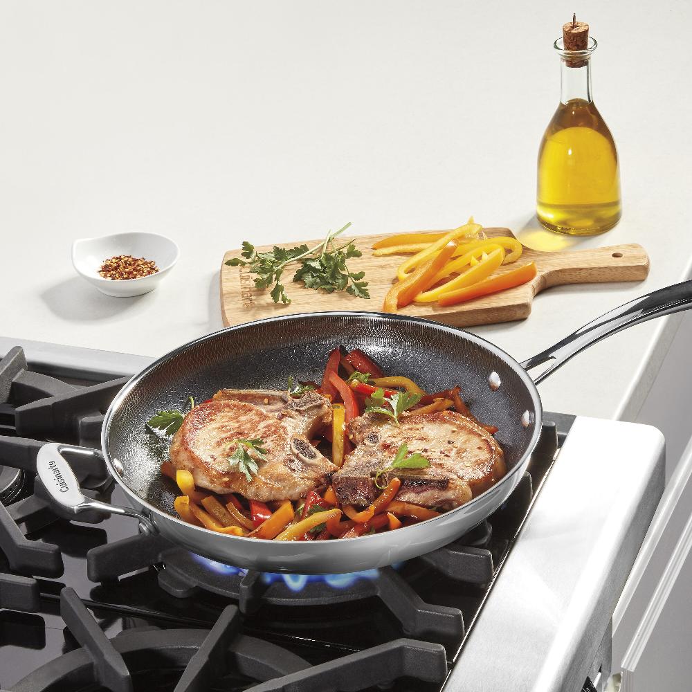 Cuisinart FusionPlus ™ Stainless Steel 12" Skillet With Helper FPS22-30H