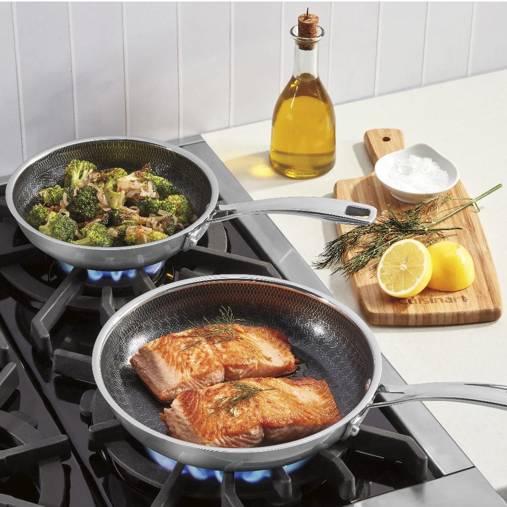 Cuisinart FusionPlus ™ Stainless Steel 2-Pk Skillets (8" & 10") FPS22-810
