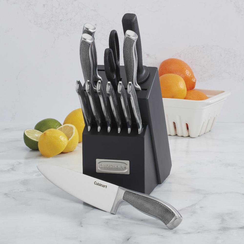 Cuisinart Graphix Collection 13 Piece Stainless Steel Knife Block Set C77SS-13P