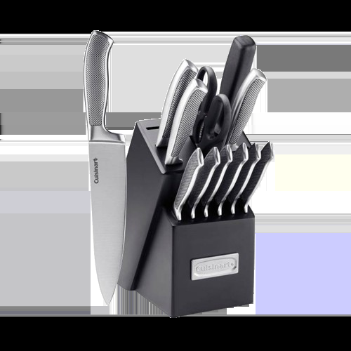 cuisinart Graphix Collection 13 Piece Stainless Steel Knife Block Set C77SS-13P