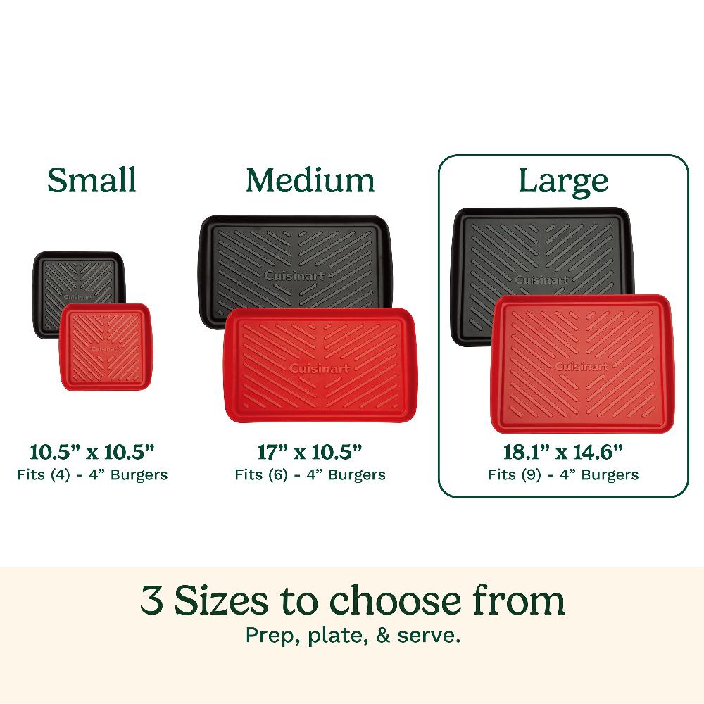 Cuisinart Grilling Prep And Serve Melamine Trays -Large CPK-210