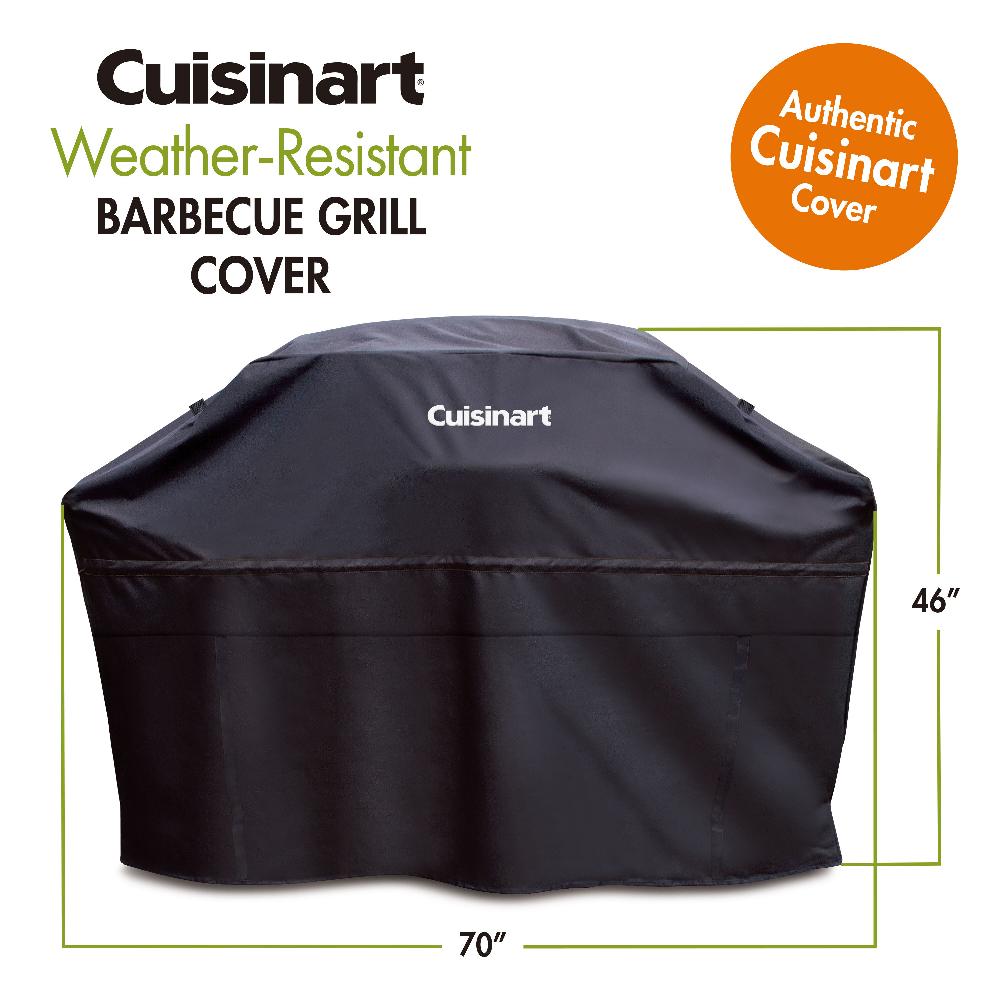 Cuisinart Heavy-Duty 70" Barbecue Grill Cover CGC-70B Black