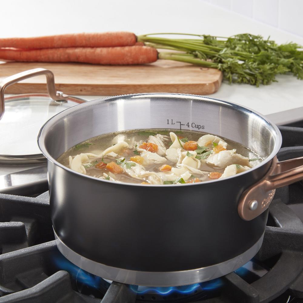 Cuisinart Matte Black Elegance 1.5qt Saucepan With Cover MBK8919-16