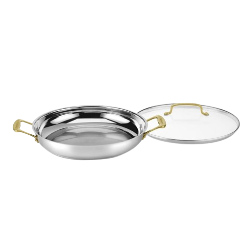 cuisinart Mineral Collection Stainless Cookware 12" Everyday Pan with Cover C7M25-30DGD