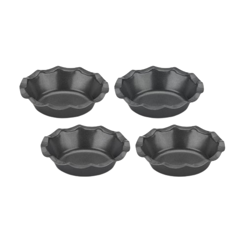 cuisinart Mini Fluted Tartlet Pans (Set of 4) CMBM-4FLT Black