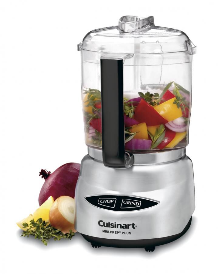 Cuisinart Mini-Prep Plus 4 Cup Food Processor DLC-4CHB Brushed Chrome
