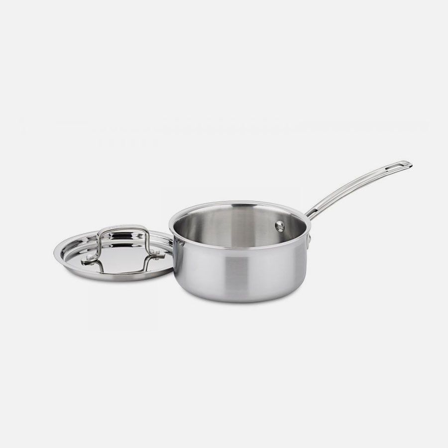 Cuisinart Multiclad Pro ™ Tri-Ply Stainless 1.5 Qt. Saucepan With Cover MCPS19-16N
