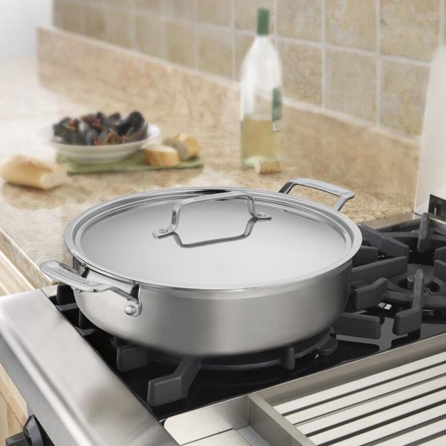 Cuisinart Multiclad Pro ™ Tri-Ply Stainless 5.5 Qt. Casserole With Cover MCP55-30N