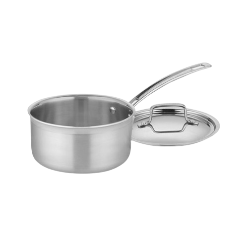 cuisinart MultiClad Pro Triple Ply Stainless Cookware 2 Quart Saucepan MCP19-18N