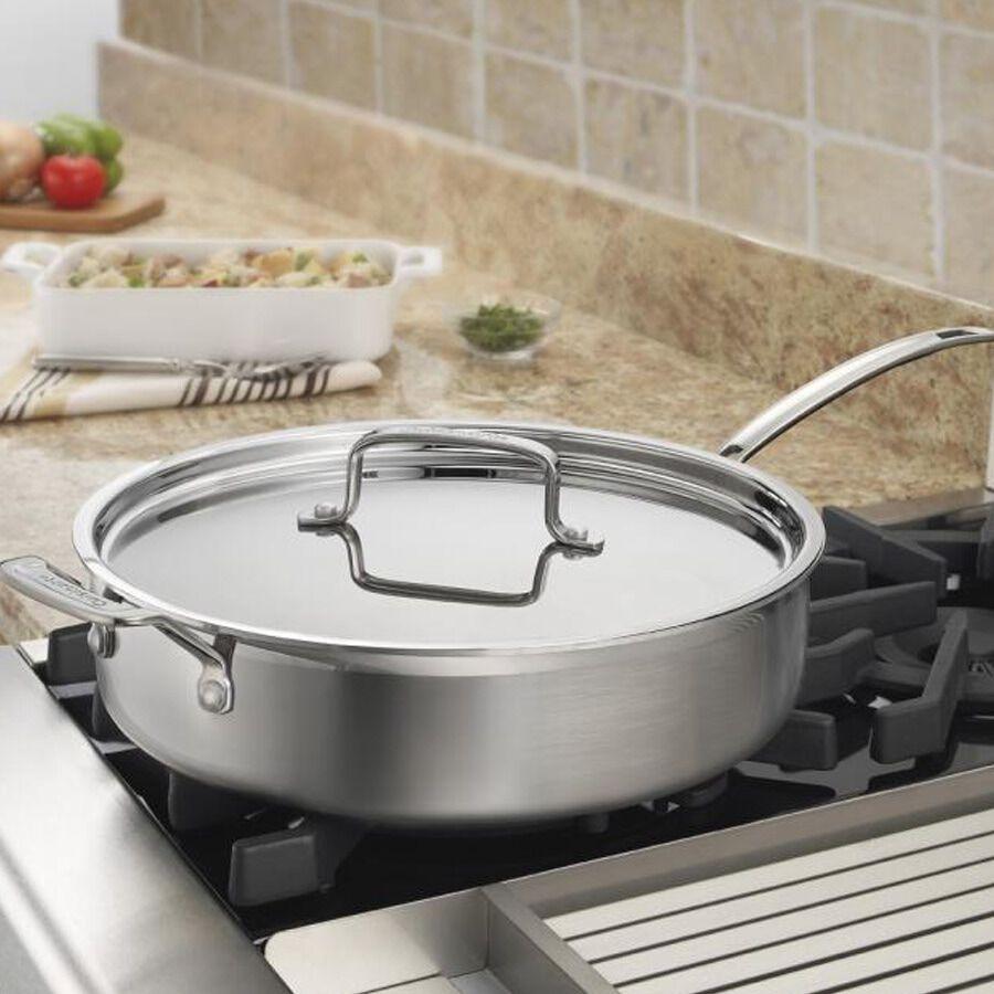 Cuisinart MultiClad Pro Triple Ply Stainless Cookware 5.5 Quart Sauté Pan MCPS33-30HNP1