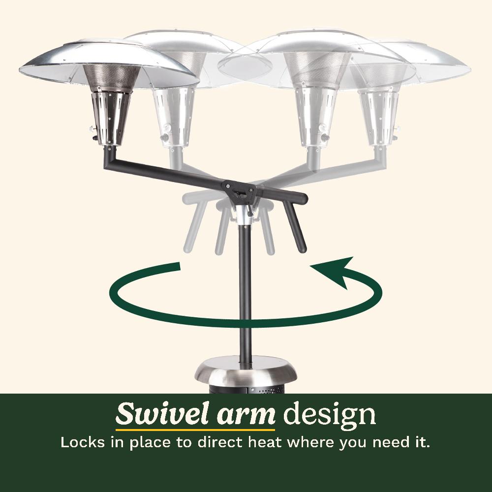 Cuisinart Perfect Position Propane Patio Heater COH-400