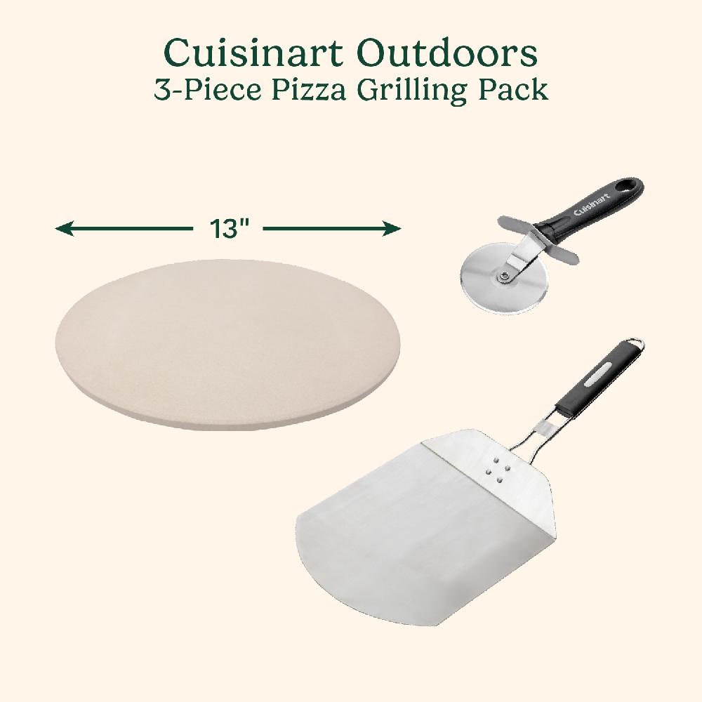 Cuisinart Pizza Grilling Pack 3 Piece CPS-445P Black/Stainless