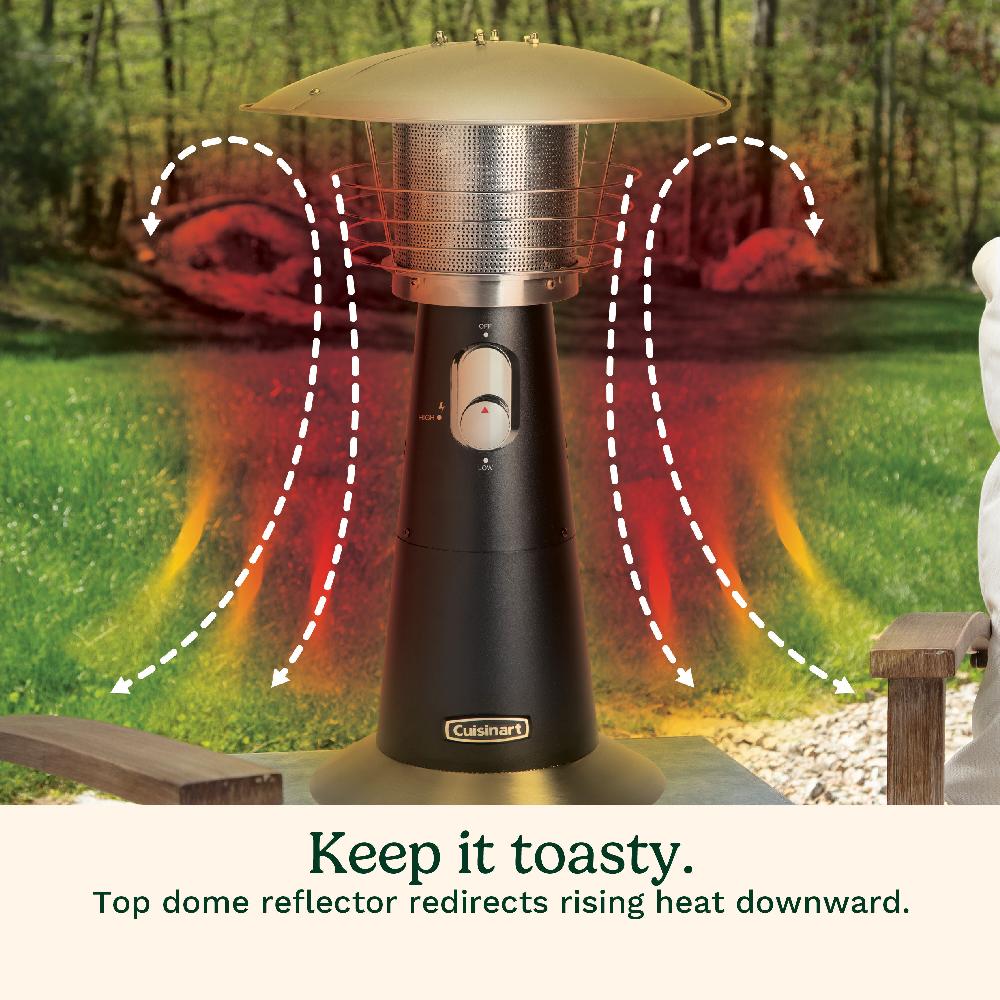 Cuisinart Portable Tabletop Patio Heater COH-500P Black