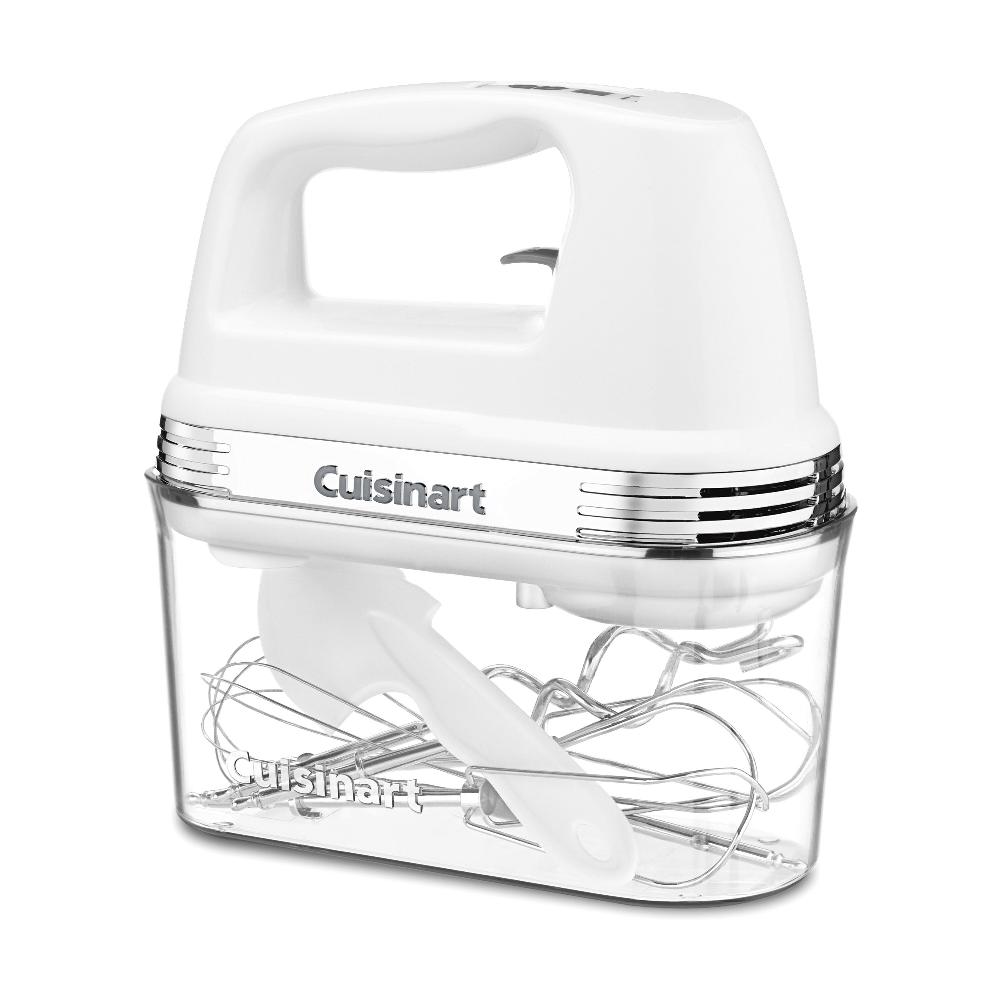 Cuisinart Power Advantage PLUS 9 Speed Hand Mixer With Storage Case HM-90S White